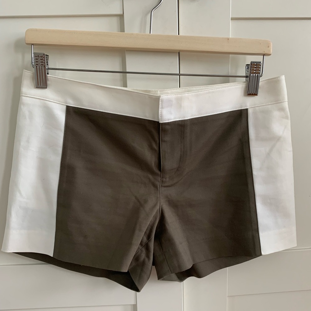 Club Monaco colour blocking shorts.
